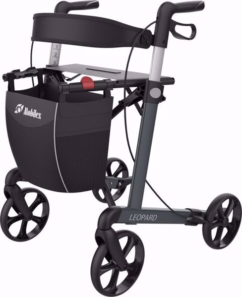 Rollator Leopard grau