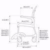 Dusch- und Toilettenrollstuhl Clean Masse 