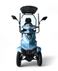 Scooter ES5 Gentomobili Elektromobil mit Dach