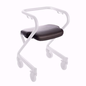 Polstersitz zu Wohnraumrollator Saljol Leder