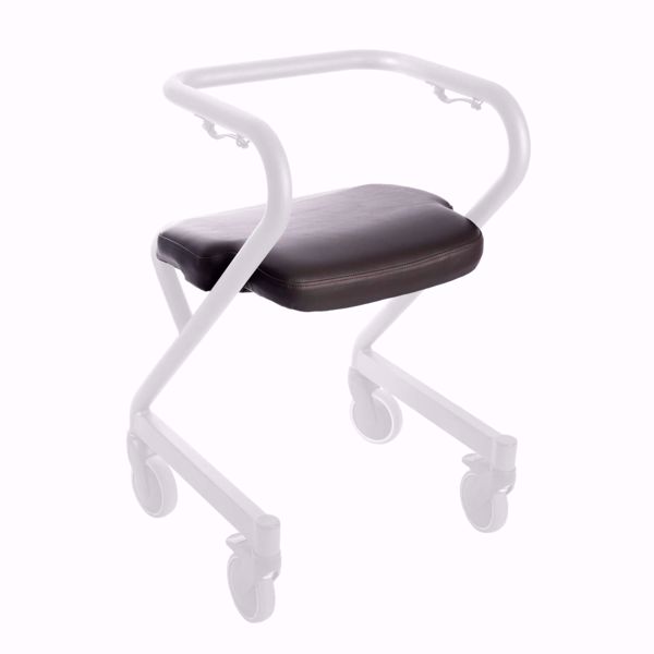 Polstersitz zu Wohnraumrollator Saljol Leder